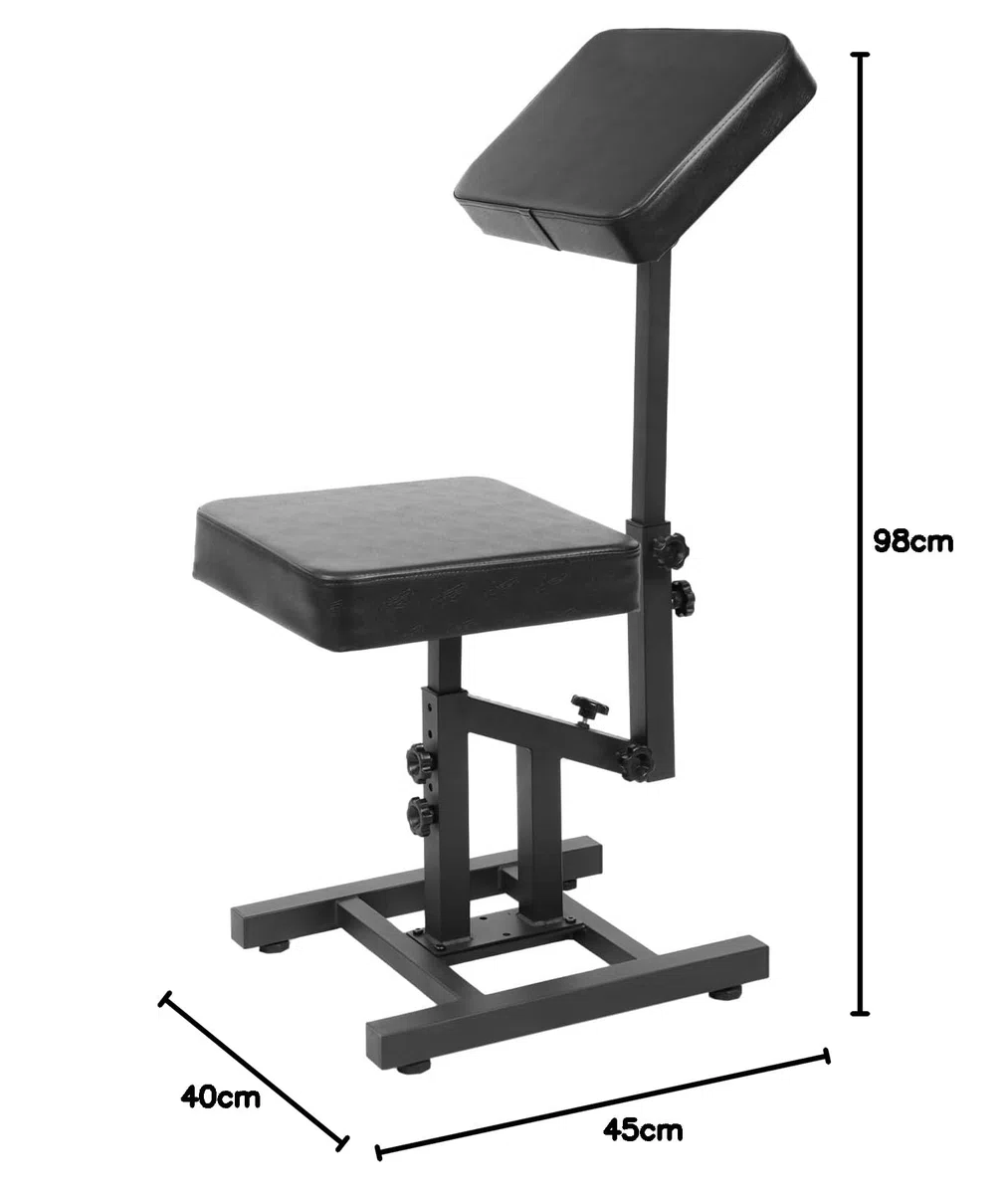 Chaise multifonctionnelle professionnelle avec accoudoirs, ergonomique, charge maximale 100 kg