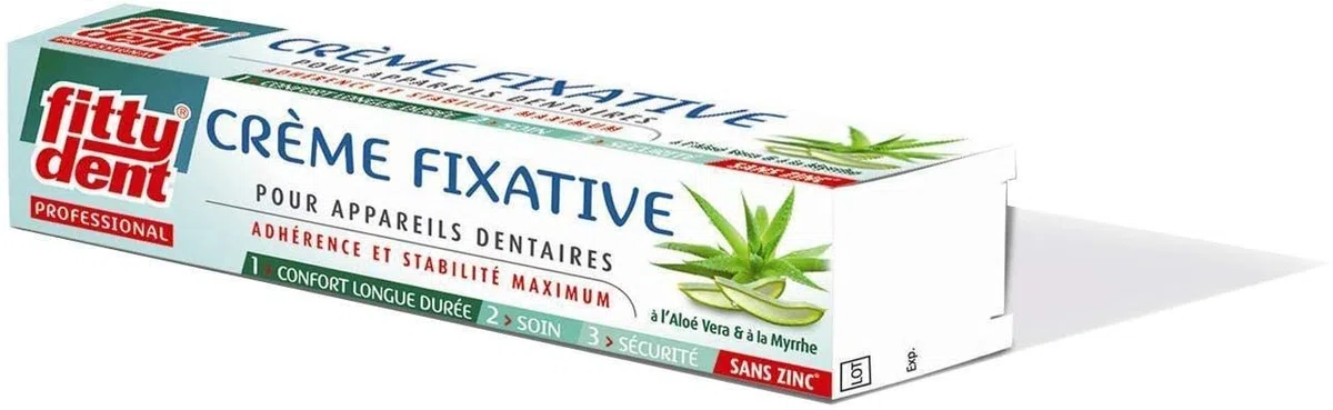 Fittydent crème fixative lot de 3 tubes 40g