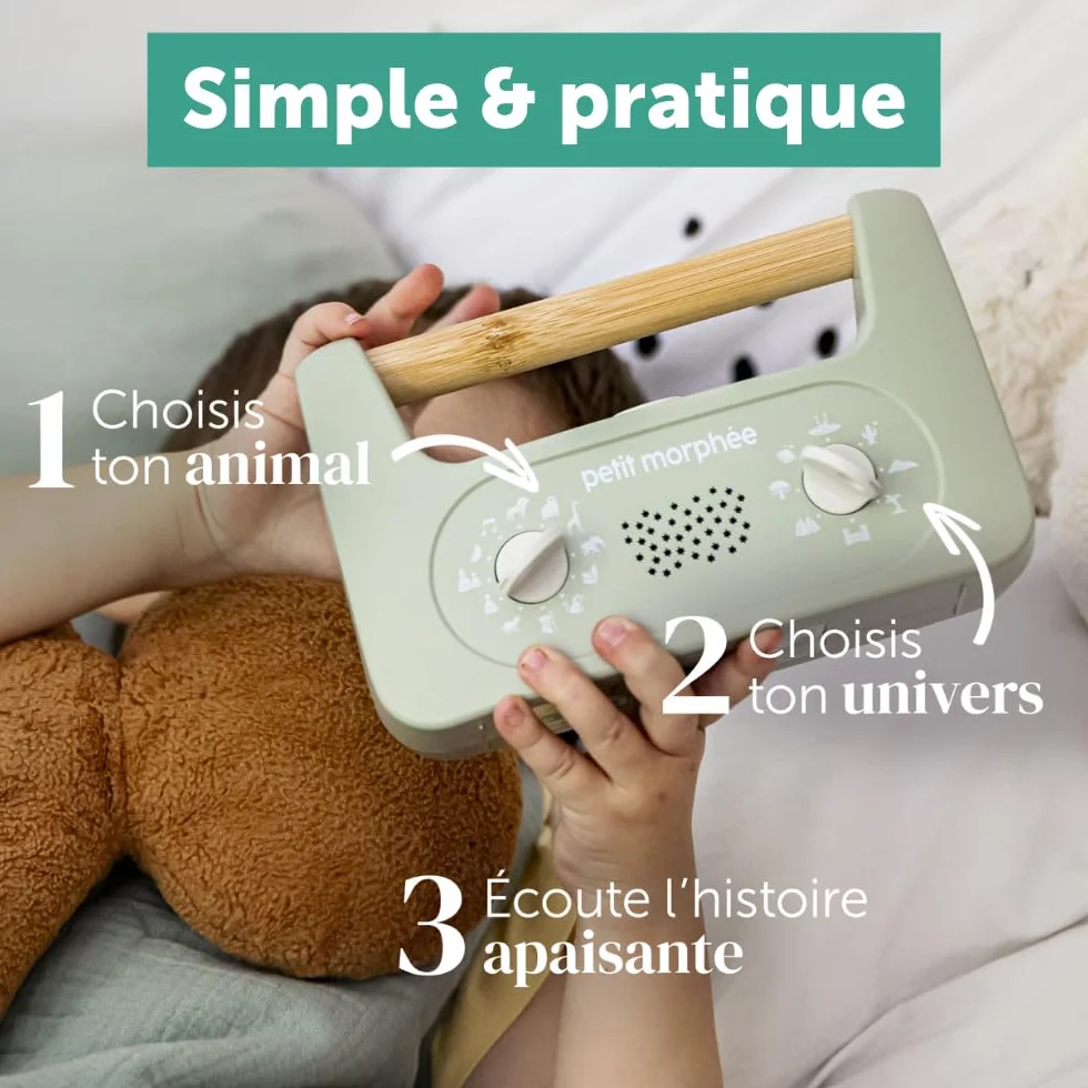 Morphée My Little Morphée - La Boîte à Histoire qui Révolutionne le Sommeil des Enfants - 700.000 clients (Français, Anglais, Espagnol, Catalan)