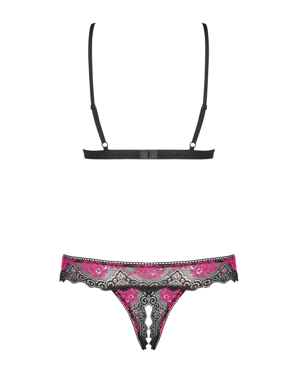 Obsessive M306 Ensemble soutien-gorge Ouvert pour femme