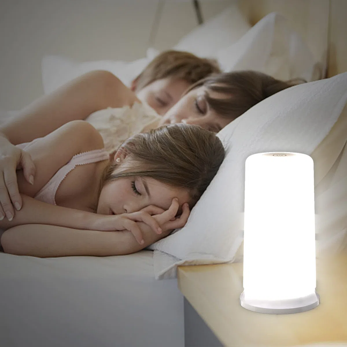 KTS Appareil de luminothérapie verte et blanche,pour l'insomnie,migraine,l'anxiété,Maux de tête et vertiges,Sensibilité à la lumière,Sommeil Profond Facile