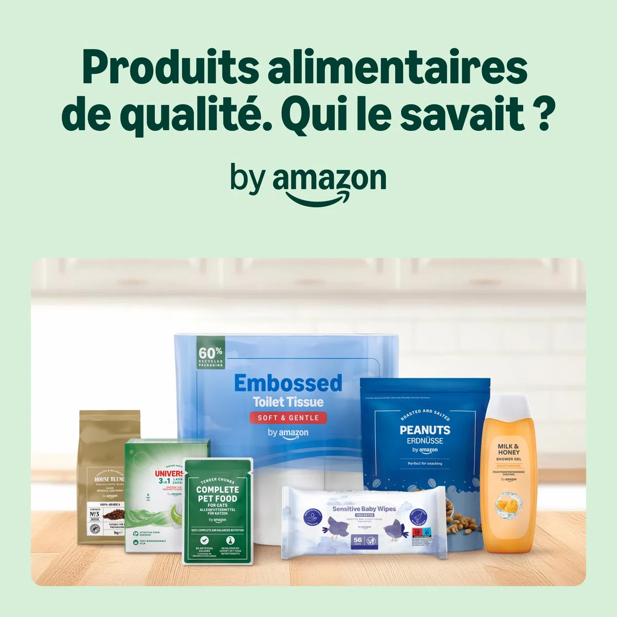 by Amazon Super-pantalons Unisexes XL, 48 unités (4 paquets de 12)