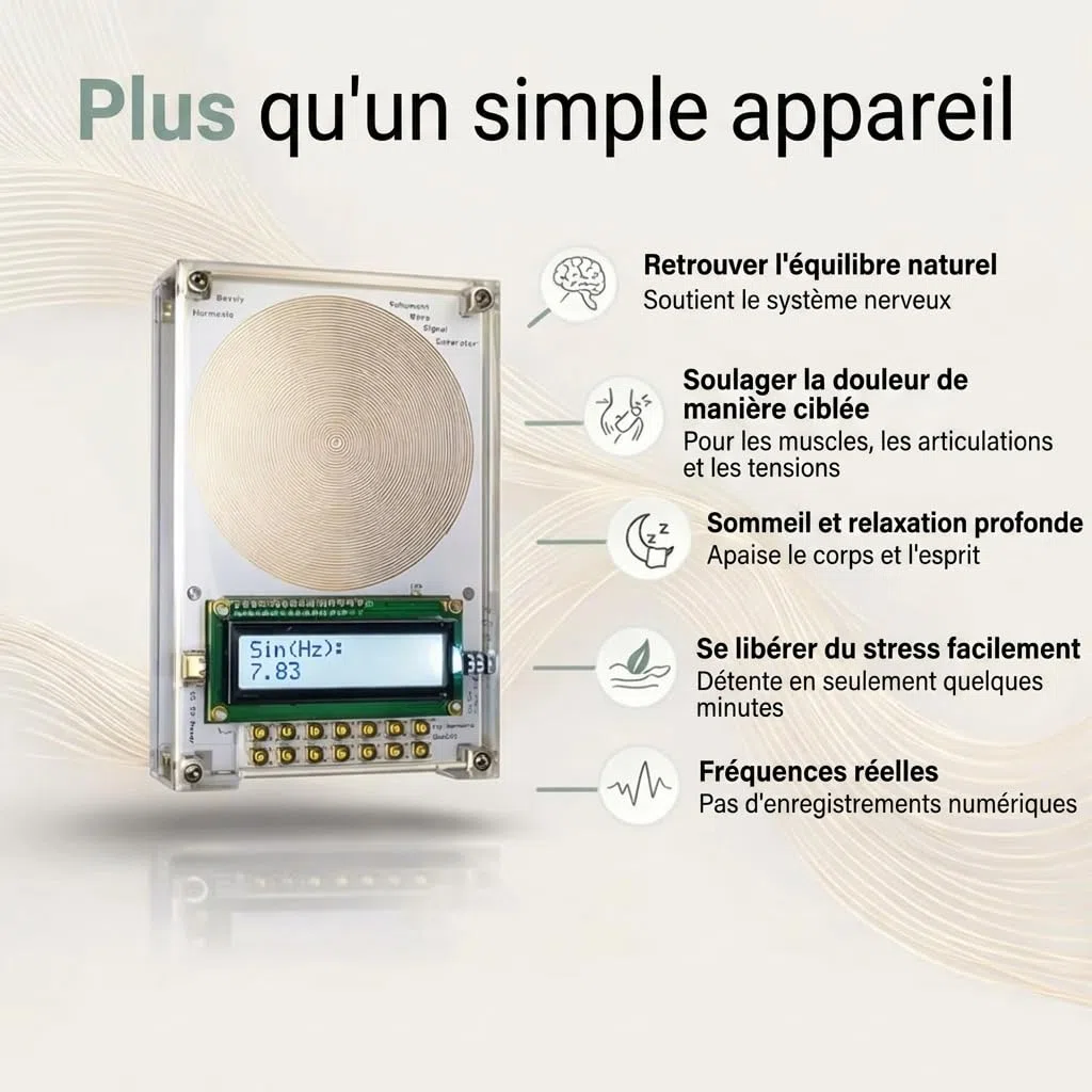 Kzentra Générateur De Fréquence Portable 0,01 Hz à 100 000 Hz Programmables
