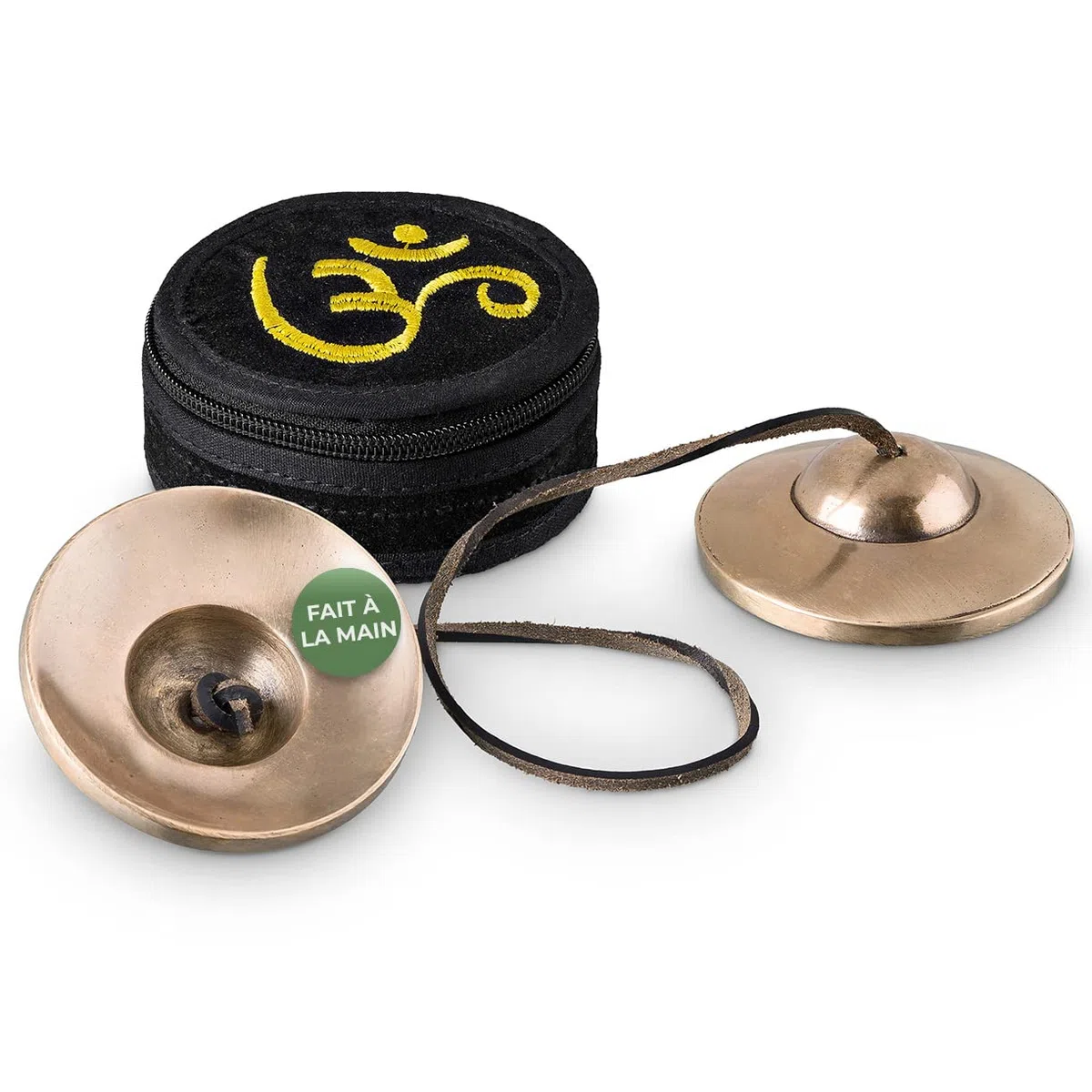 Cymbales tibétaines 55 mm pour méditation, massage sonore et thérapie sonore
