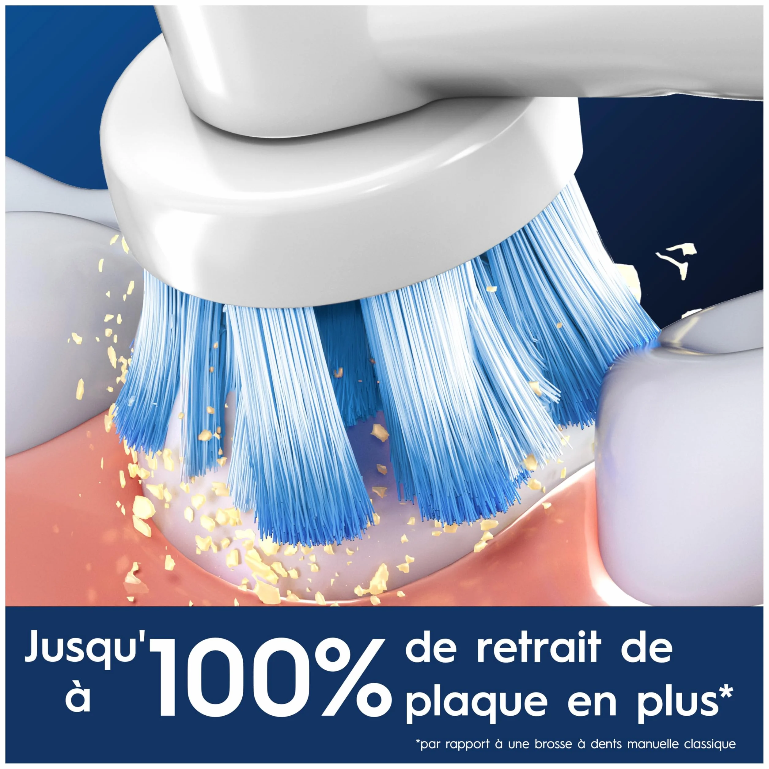Oral-B Brossettes de Rechange Sensitive Clean, Lot de 12, Blanches – Recharges Brosse à Dents Électrique Pro avec Brins Ultra Doux