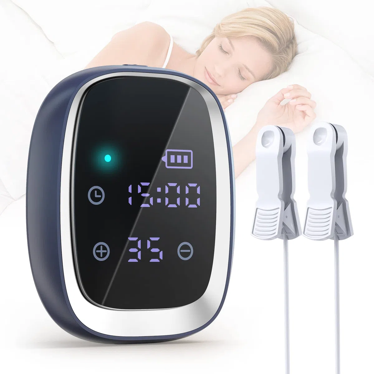 KTS Appareil d'aide au sommeil CES 2.0 Stimulation par électrothérapie crânienne rechargeable