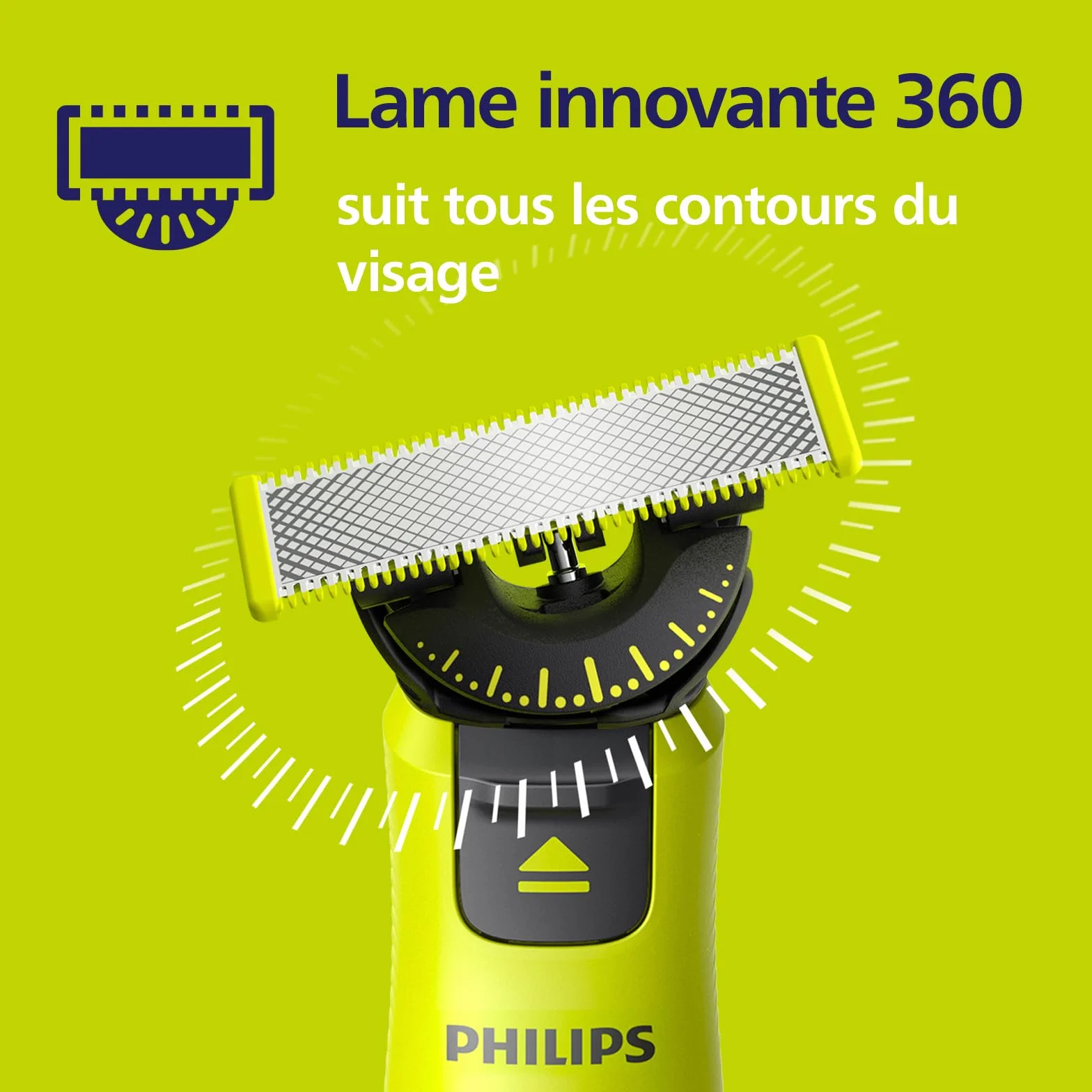 Philips OneBlade 360 lames de remplacement QP440/50 pack de 4