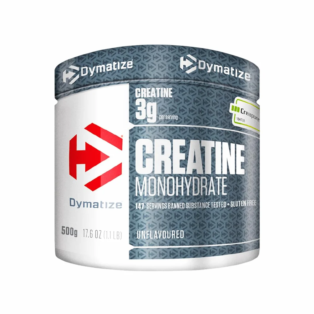 Dymatize Creatine Monohydrate Unflavoured Powder 500g Creapure Créatine