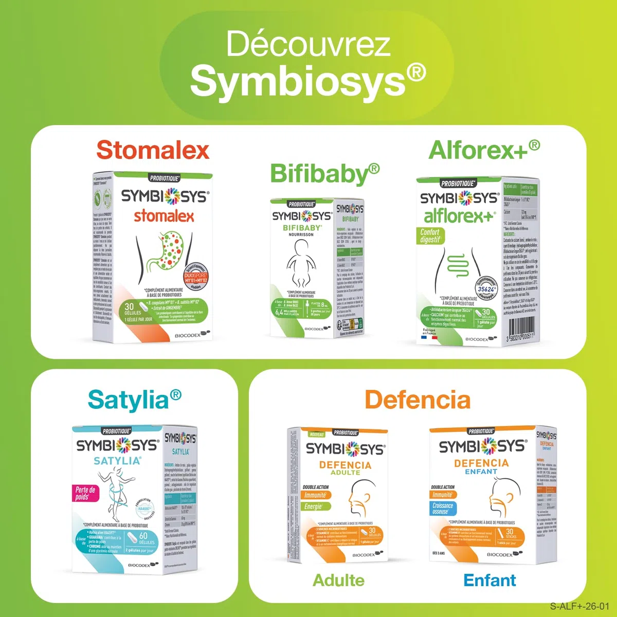 SYMBIOSYS Alflorex Confort Digestif Complément Alimentaire 30 gélules