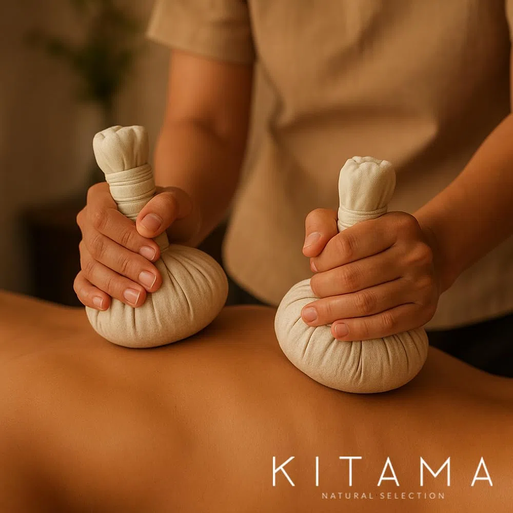 MyThaiMassage Pochon Massage ayurvédique aux plantes Thai Herbes 200g