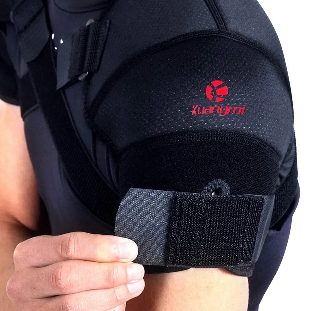Épaulière double réglable Noire XXL pour sport