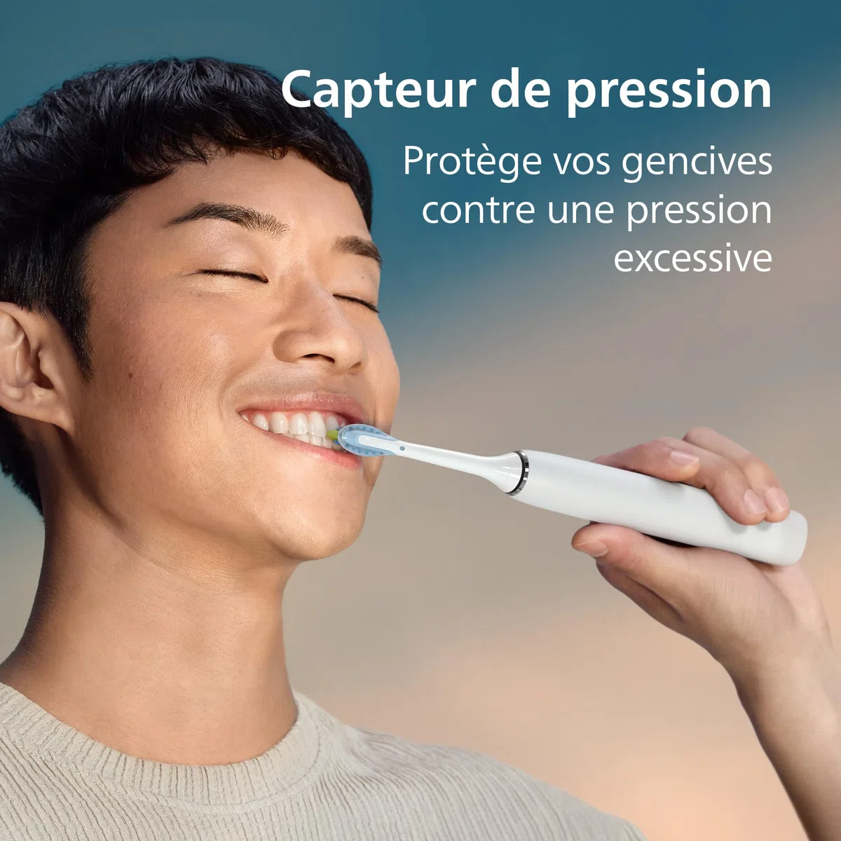 Philips Sonicare DiamondClean 9000 - Brosse à dents électrique, 4 modes de brossage, 3 niveaux d'intensité, Capteur de pression, Connecté à l’application, étui de voyage USB, or rose, HX9911/94