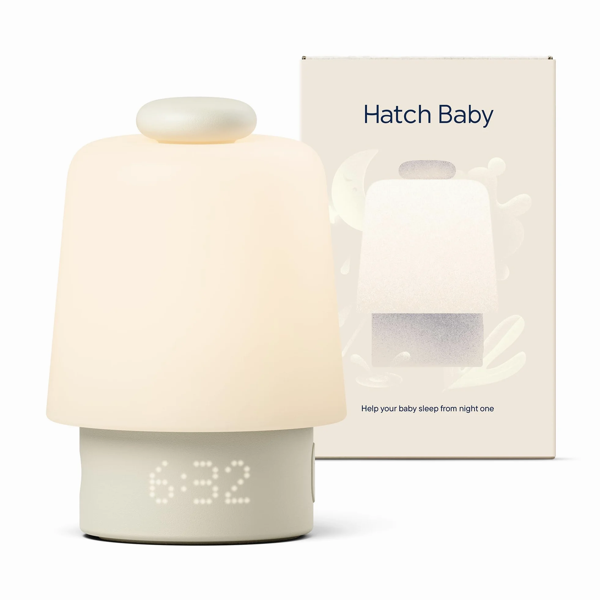 Hatch Baby Machine à Sons et Veilleuse Bruit Blanc pour Bébé, Entraîneur de Sommeil, Réveil Heure de se Lever