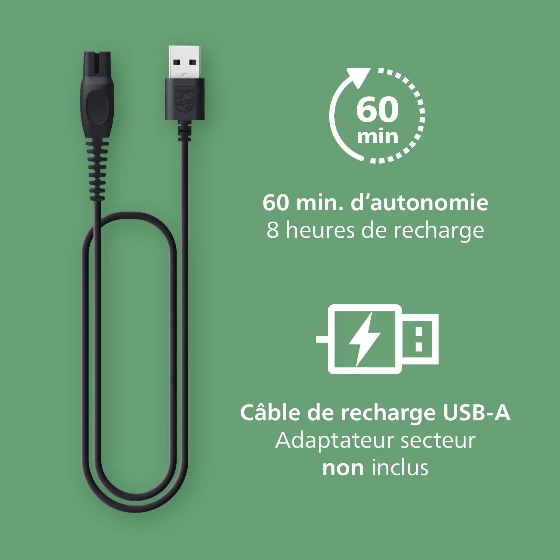 Philips Multigroom série 3000 Tondeuse tout-en-un 7 accessoires Lames auto-affûtées 10 hauteurs de coupe MG3930/15