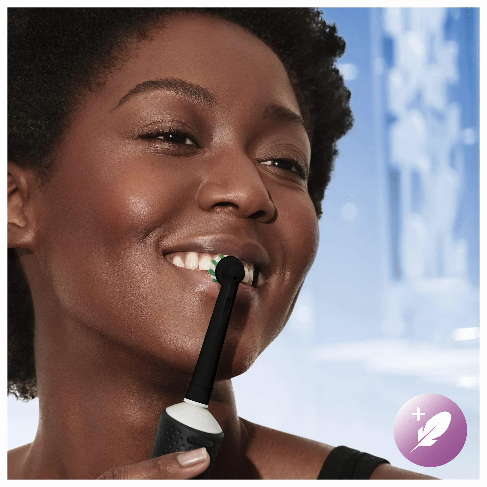 Oral-B Brosse à Dents Électriques Vitality Pro Noire 3 Modes Brossage Sensibilité Minuteur Intégré Chargeur