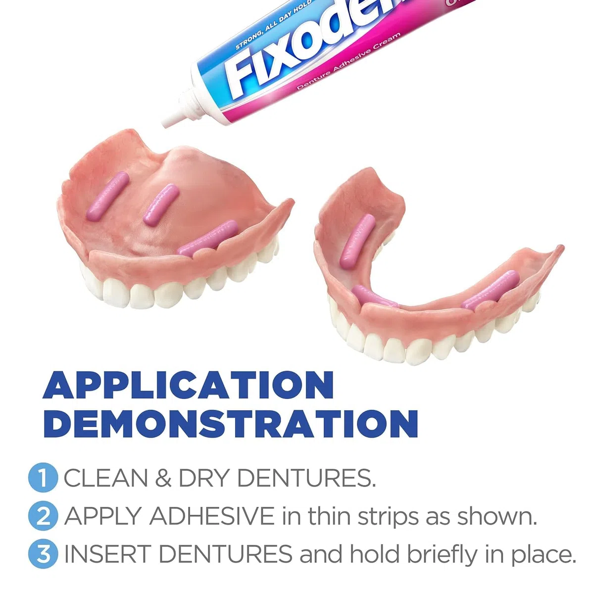 Fixodent Crème dentaire originale 21,3 g 12 pièces