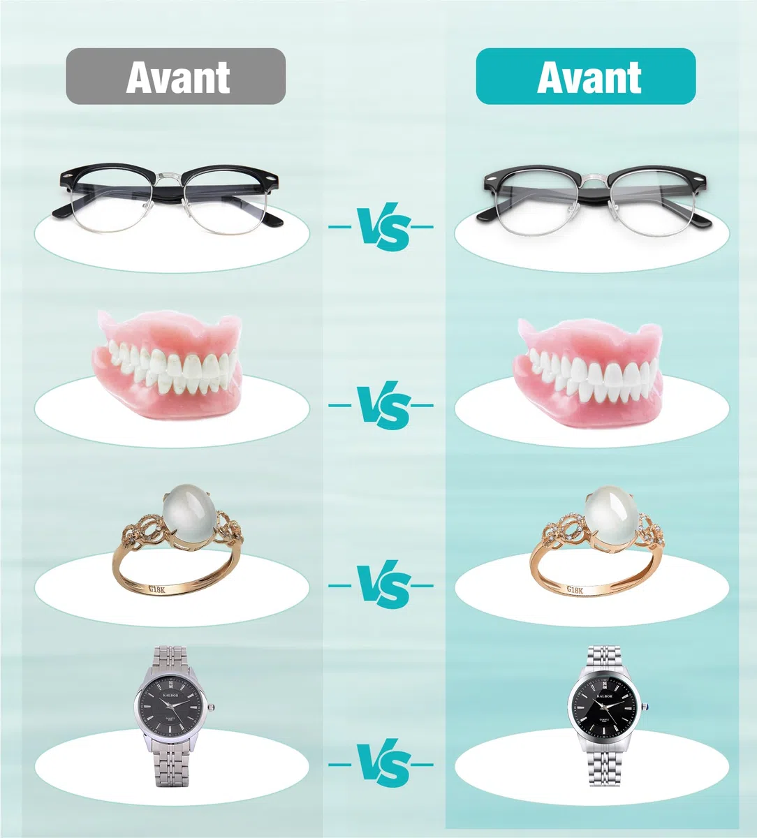 Nettoyeur Ultrasons 660ML 48000Hz 5 Réglages de Temps Professionnel pour Bijoux Montres Lunettes Tête de Rasoir