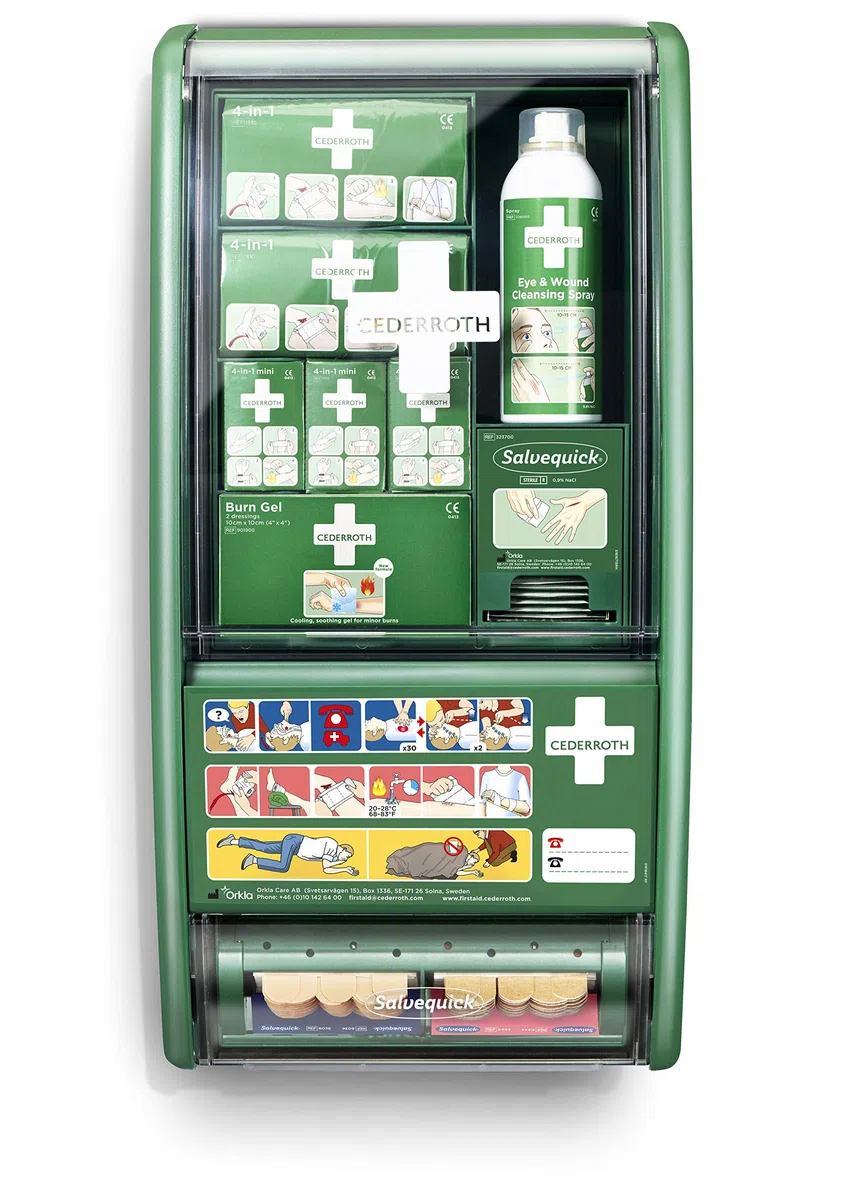 Cederroth Station de Premiers Secours complète et pratique