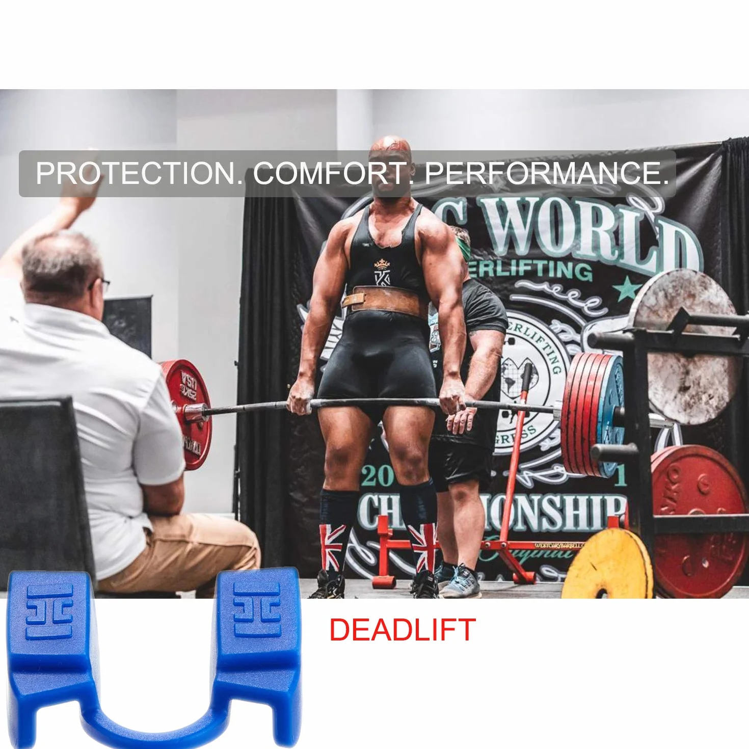 Lot de 2 protège-dents d'haltérophilie pour fitness, salle de sport, mâchoire basse, noir