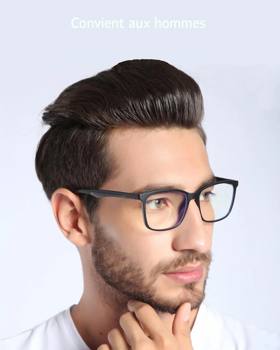 ANRRI lunettes bloquant la lumière bleue Anti-Fatigue oculaire monture légère bleu hommes femmes