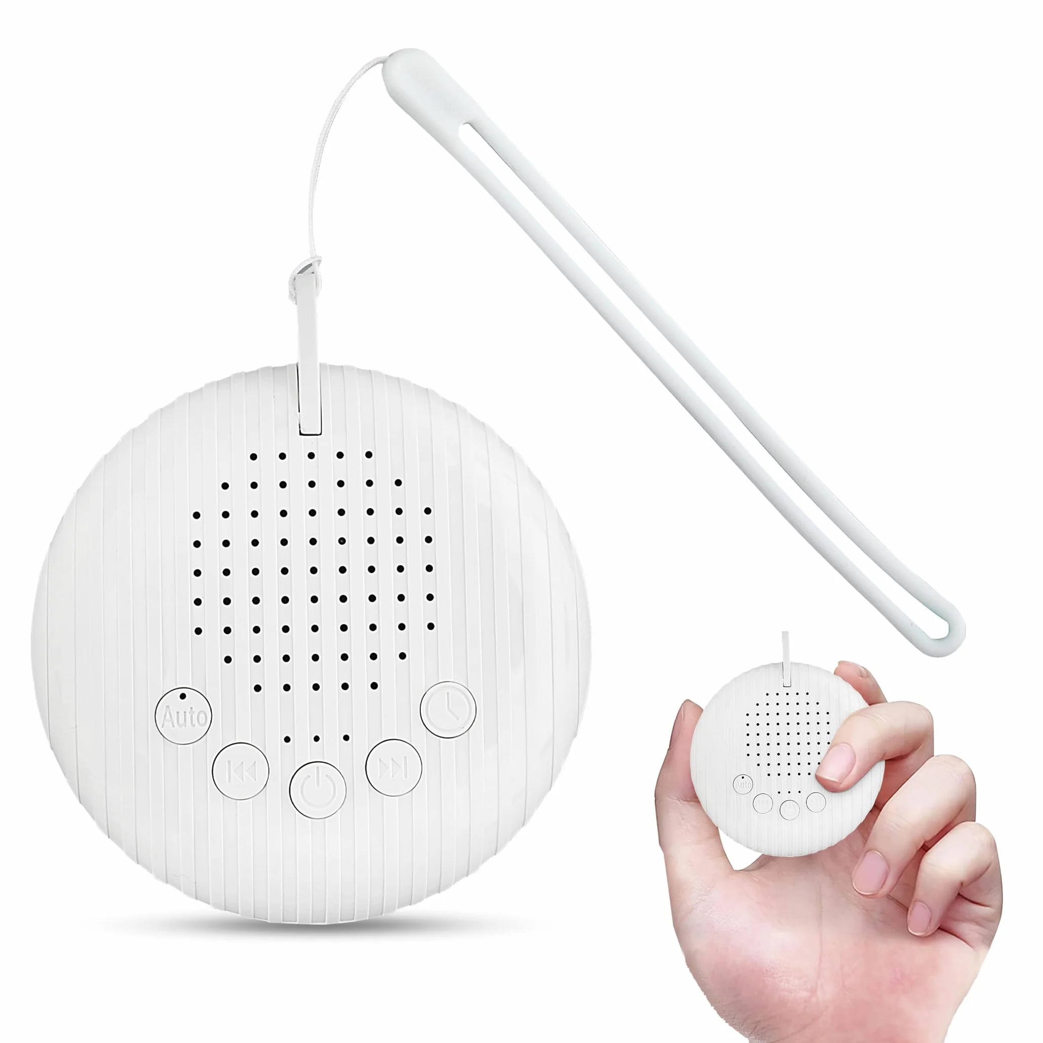 Machine à Bruit Blanc Bébé avec 10 Sons Relaxants, Minuterie, Fonction Mémoire, Portable