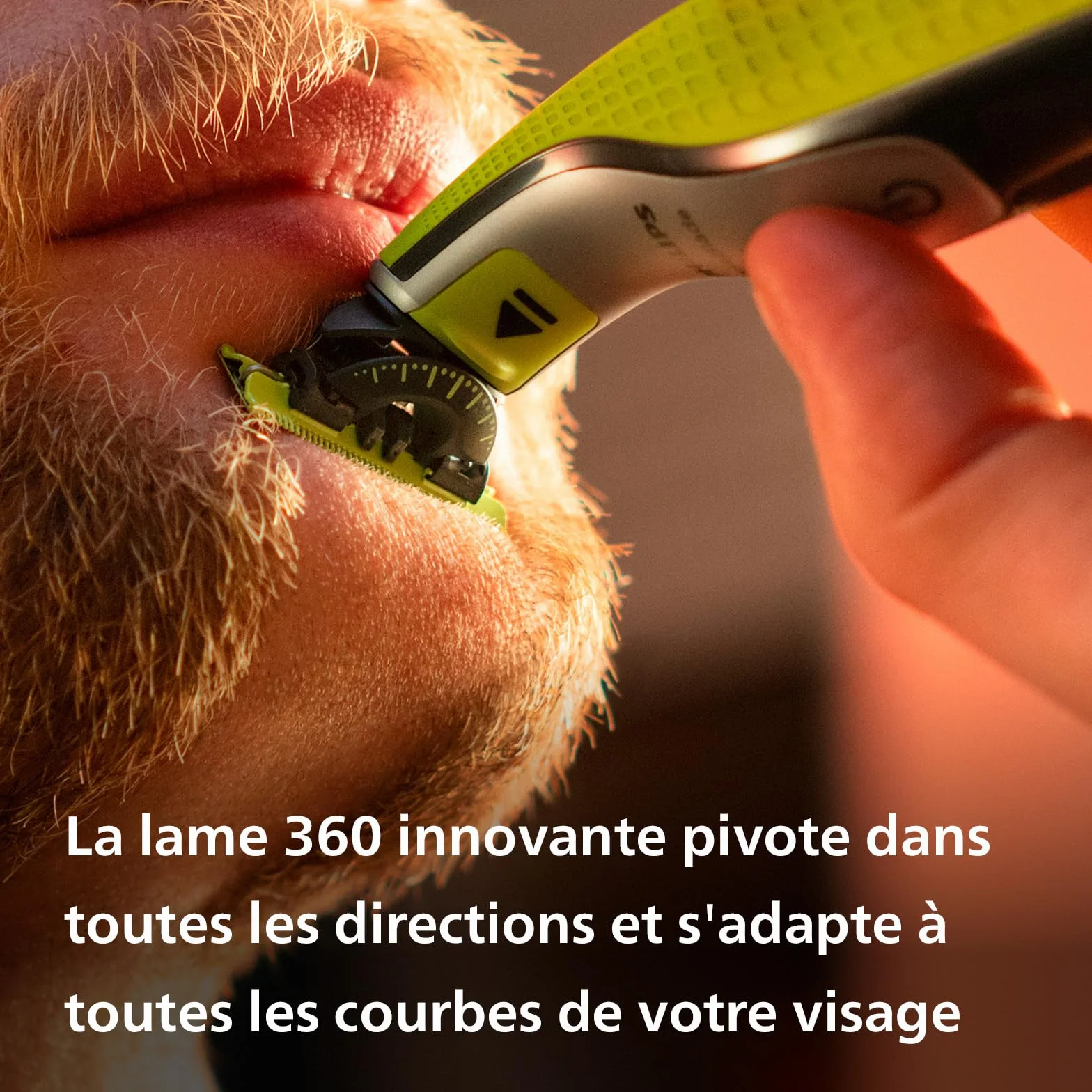 Philips OneBlade 360 hybride Visage rasoir tondeuse à barbe électrique lames 360 sabot réglable 5 en 1 QP2734/30