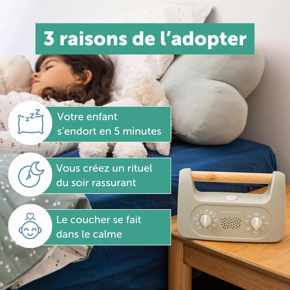Morphée My Little Morphée - La Boîte à Histoire qui Révolutionne le Sommeil des Enfants - 700.000 clients (Français, Anglais, Espagnol, Catalan)