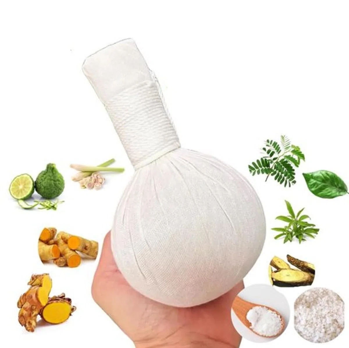 Lot de 4 tampons à base de plantes Ayurveda 100 g désintoxication régénération