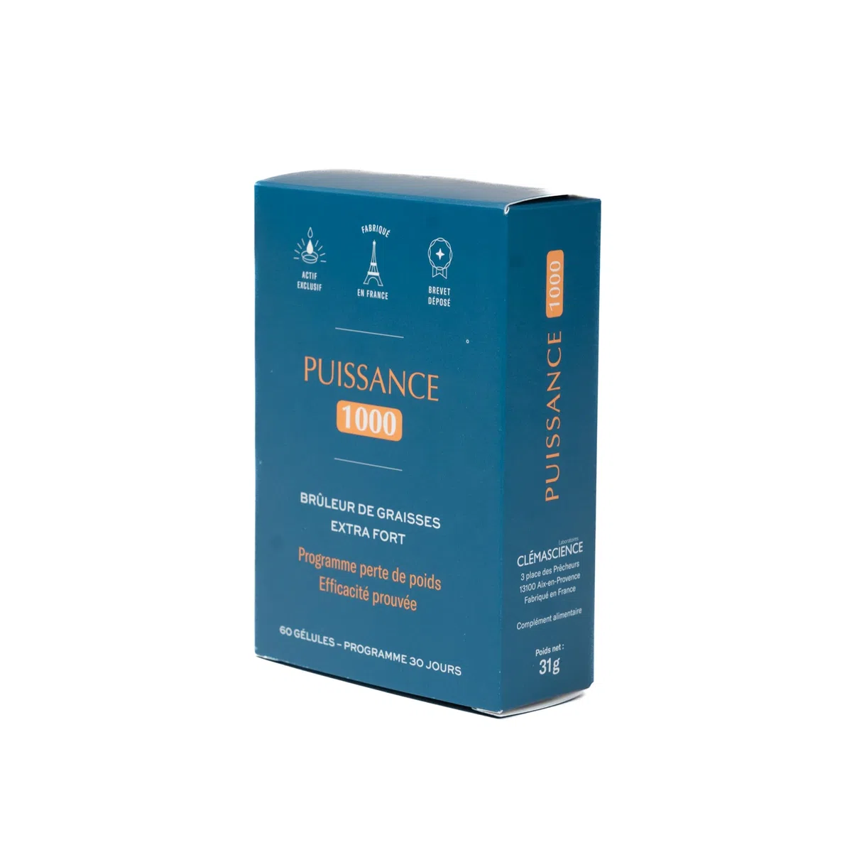 Programme Puissance 1000 plus 30 jours Guide complément Alimentaire Bien-Être Adipomine Fenugrec Vitamines B12 B2 B3 B6 60 Gélules