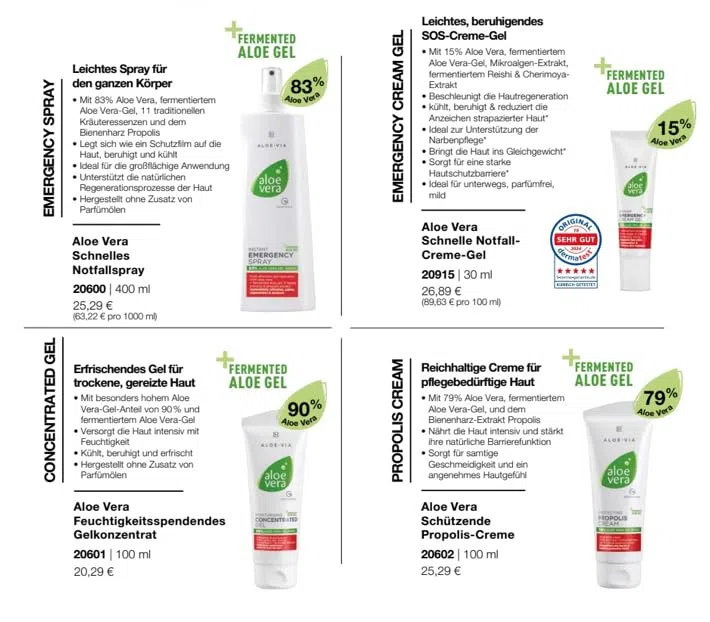 Kit de soins spéciaux à l'aloe vera (SOS)